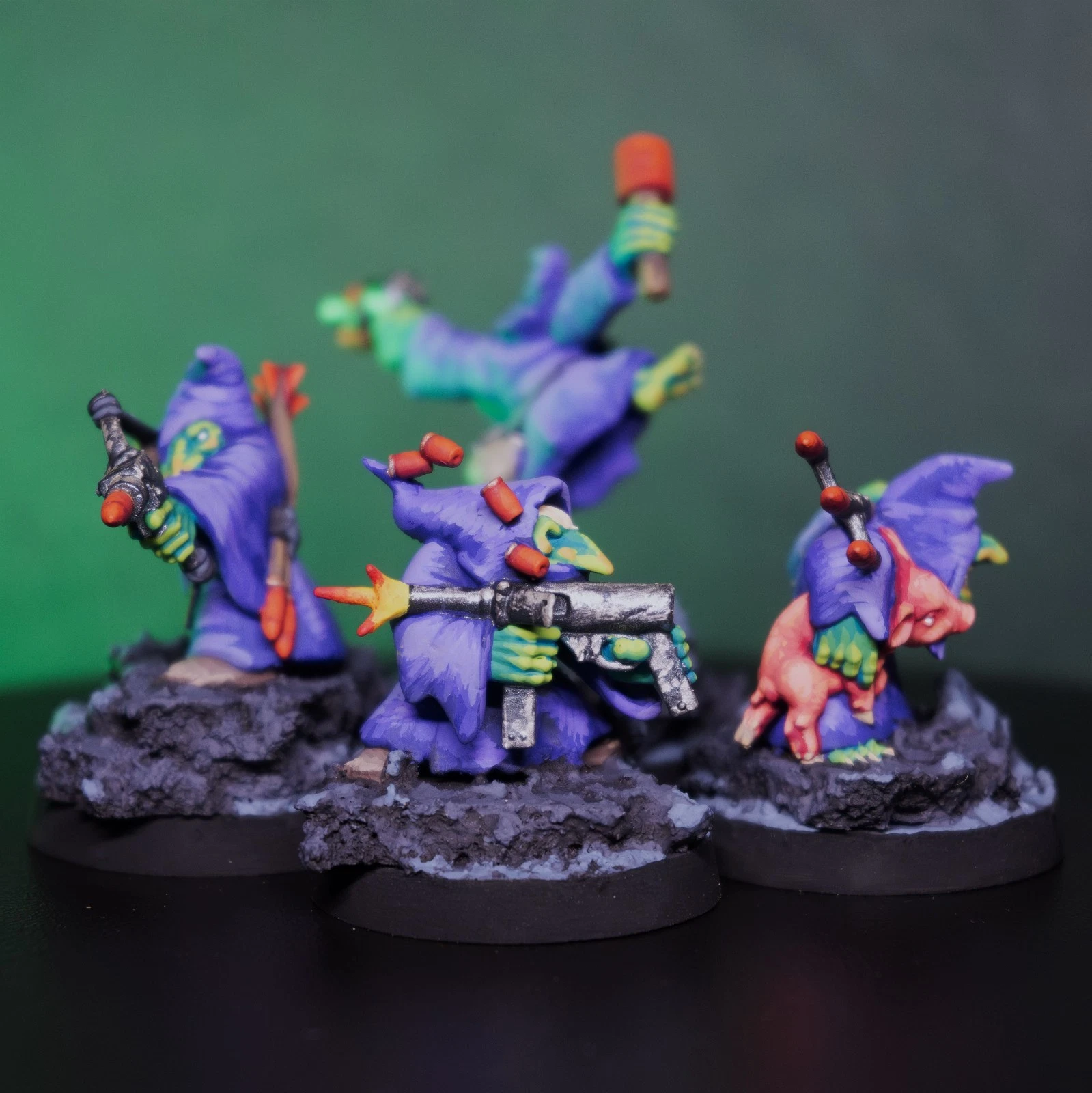 Goblin Bomb Squig Launchers & Fanatics